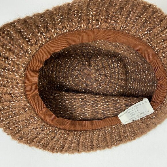Vintage Knitting Fedora Hat Made in Italy - Picture 7 of 8